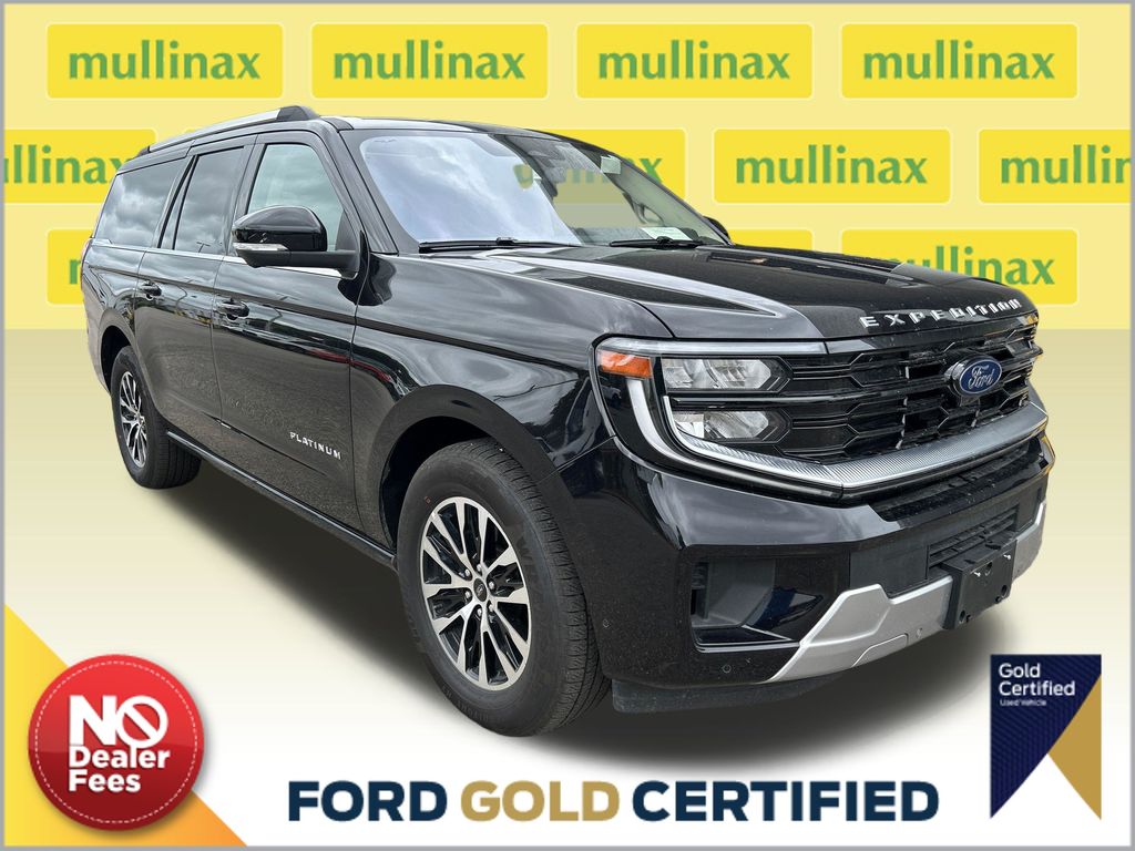 Agate Black Metallic 2025 Ford Expedition MAX Platinum 4WD SUV / Crossover Four-Wheel Drive Automatic
