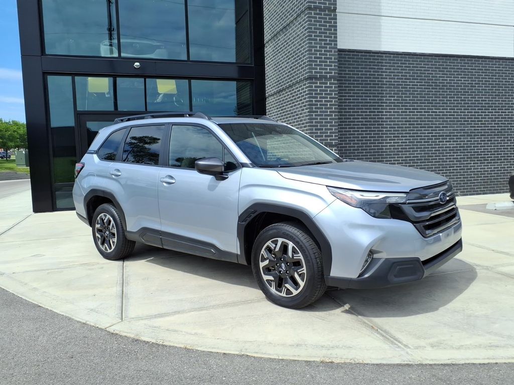 Ice Silver Metallic 2025 Subaru Forester Premium Crossover AWD SUV / Crossover All-Wheel Drive Continuously Variable Transmission