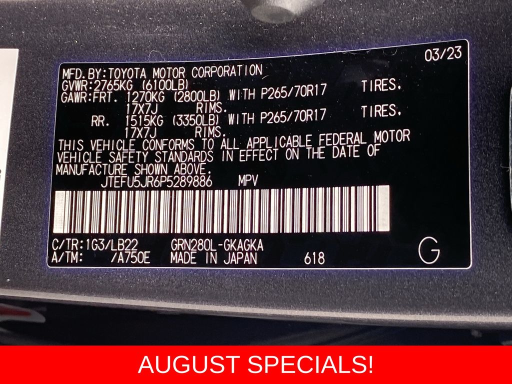 Used 2023 Toyota 4Runner SUV