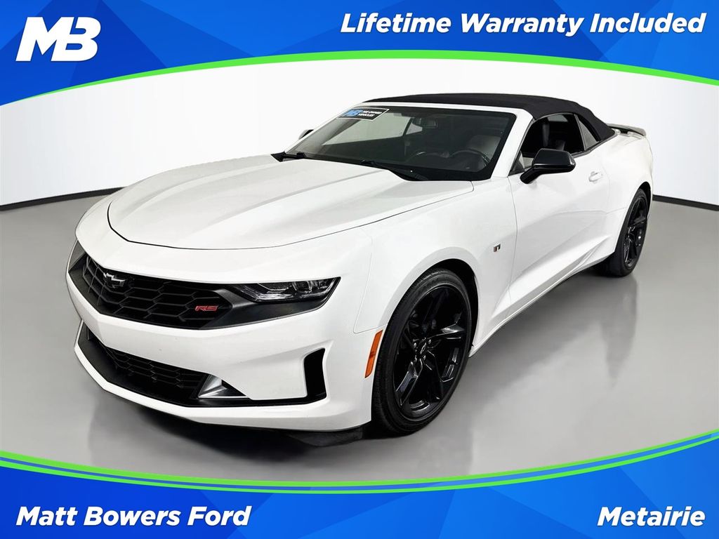 Summit White 2022 Chevrolet Camaro Convertible Rear-Wheel Drive 8-Speed Automatic