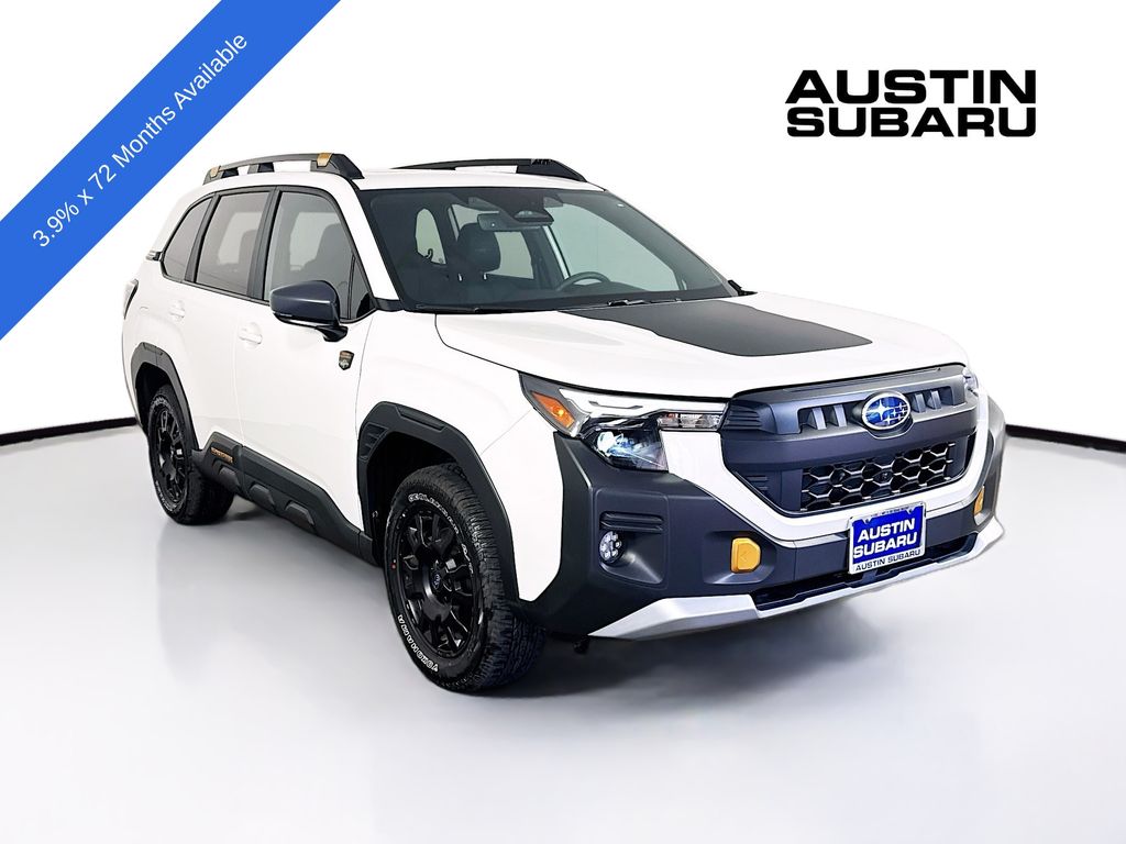 Crystal White Pearl 2026 Subaru Forester SUV / Crossover All-Wheel Drive Continuously Variable Transmission
