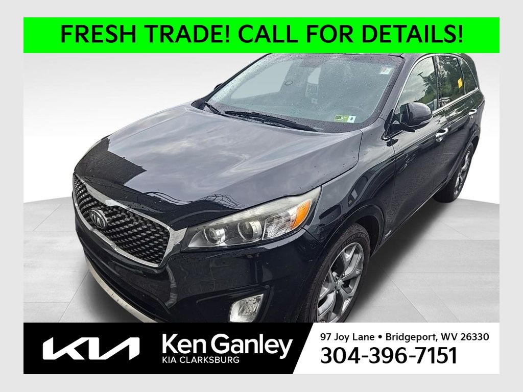 Ebony Black 2016 Kia Sorento SUV / Crossover All-Wheel Drive 6-Speed Automatic