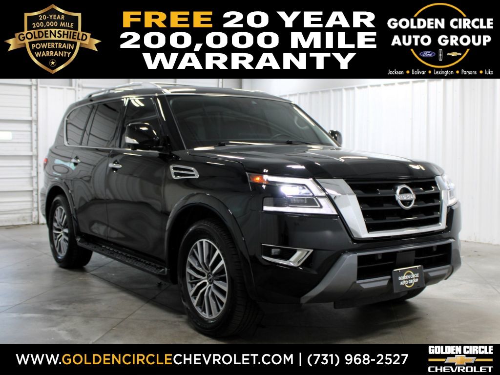 Super Black 2024 Nissan Armada SUV / Crossover 4X2 7-Speed Automatic