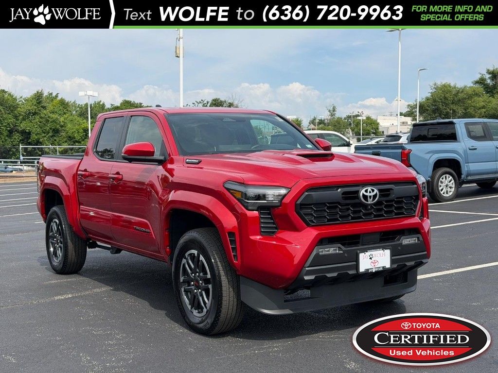 Supersonic Red 2025 Toyota Tacoma TRD Sport Double Cab 4WD Pickup Truck Four-Wheel Drive 8-Speed Automatic
