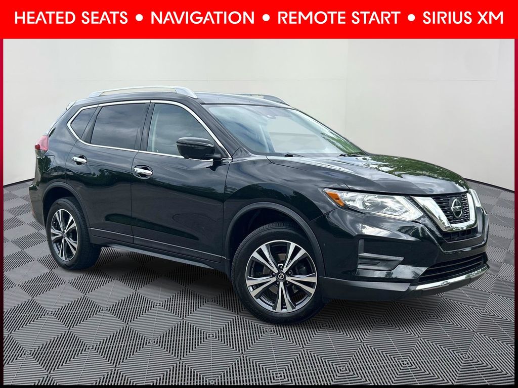 Gray (Magnetic Black Pearl) 2019 Nissan Rogue SV AWD SUV / Crossover All-Wheel Drive Continuously Variable Transmission