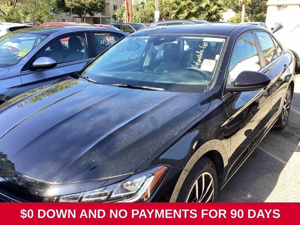 Black 2025 Volkswagen Jetta Sedan Front-Wheel Drive 8-Speed Automatic