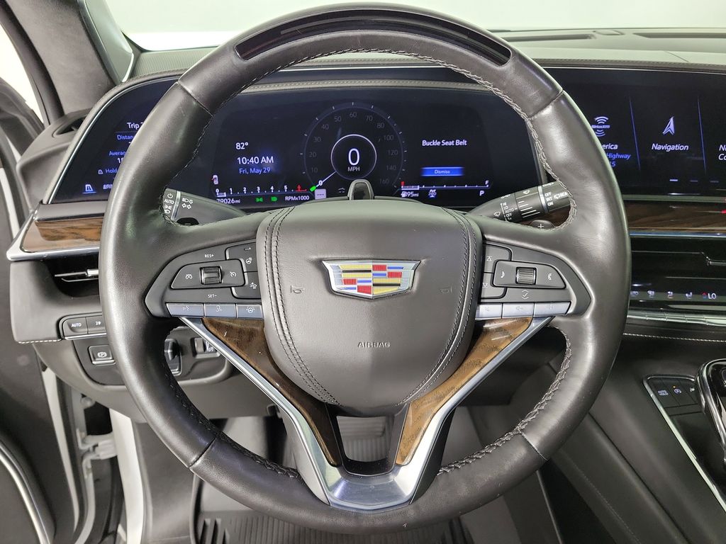 2023 Cadillac Escalade Premium Luxury Platinum White at Tom Peacock Cadillac