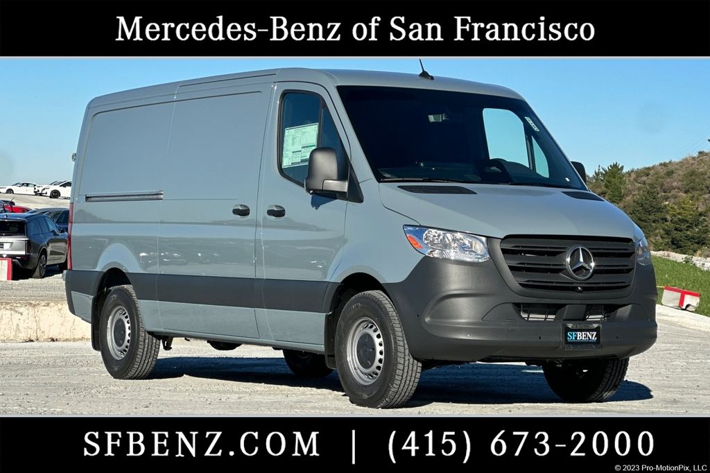 Blue Grey 2026 Mercedes-Benz Sprinter Cargo 2500 144 RWD Van Rear-Wheel Drive 9-Speed Automatic