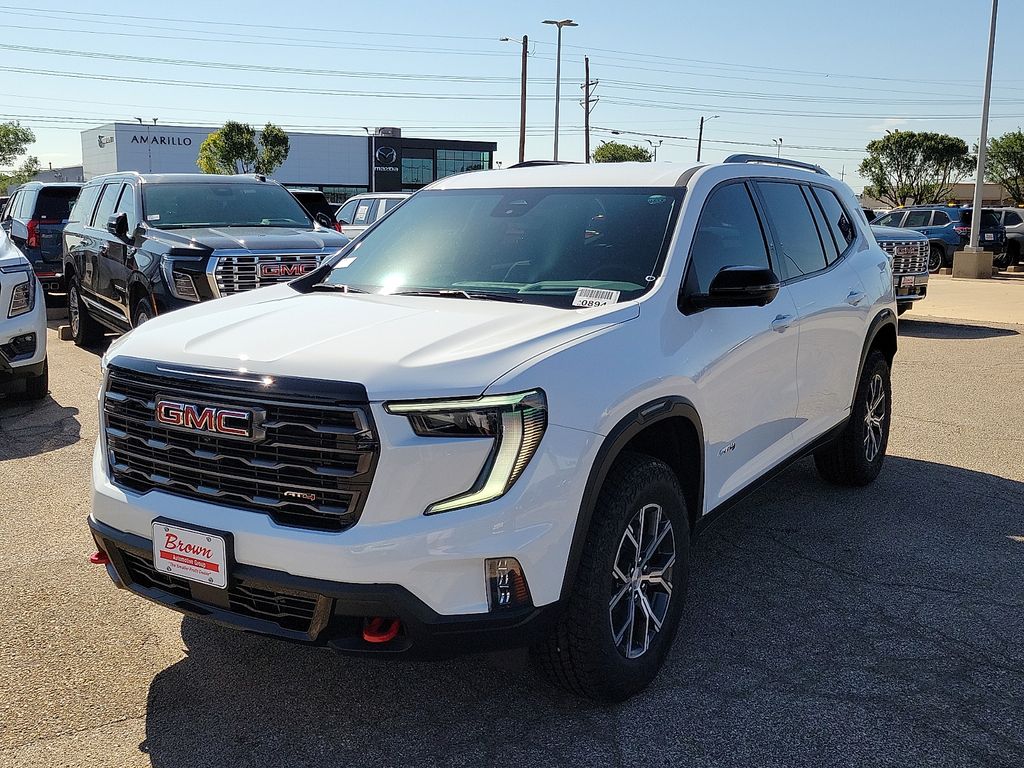 2026 GMC Acadia AT4 White at Brown Buick GMC