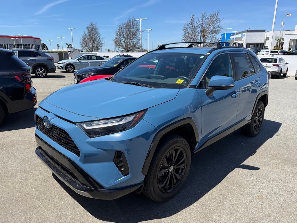 Cavalry Blue 2023 Toyota RAV4 Hybrid SE AWD SUV / Crossover All-Wheel Drive Continuously Variable Transmission