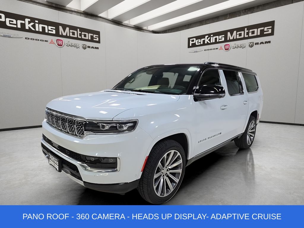 Bright White Clearcoat 2023 Jeep Grand Wagoneer L SUV / Crossover Four-Wheel Drive 8-Speed Automatic