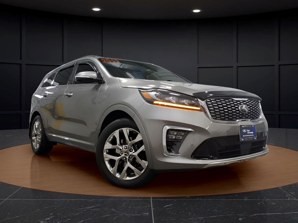 Titanium Silver 2019 Kia Sorento SX Limited V6 FWD SUV / Crossover Front-Wheel Drive 8-Speed Automatic