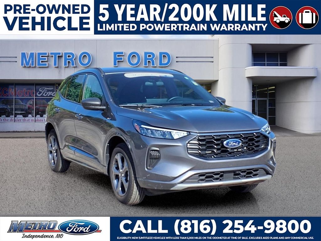 Carbonized Gray Metallic 2024 Ford Escape SUV / Crossover All-Wheel Drive 8-Speed Automatic