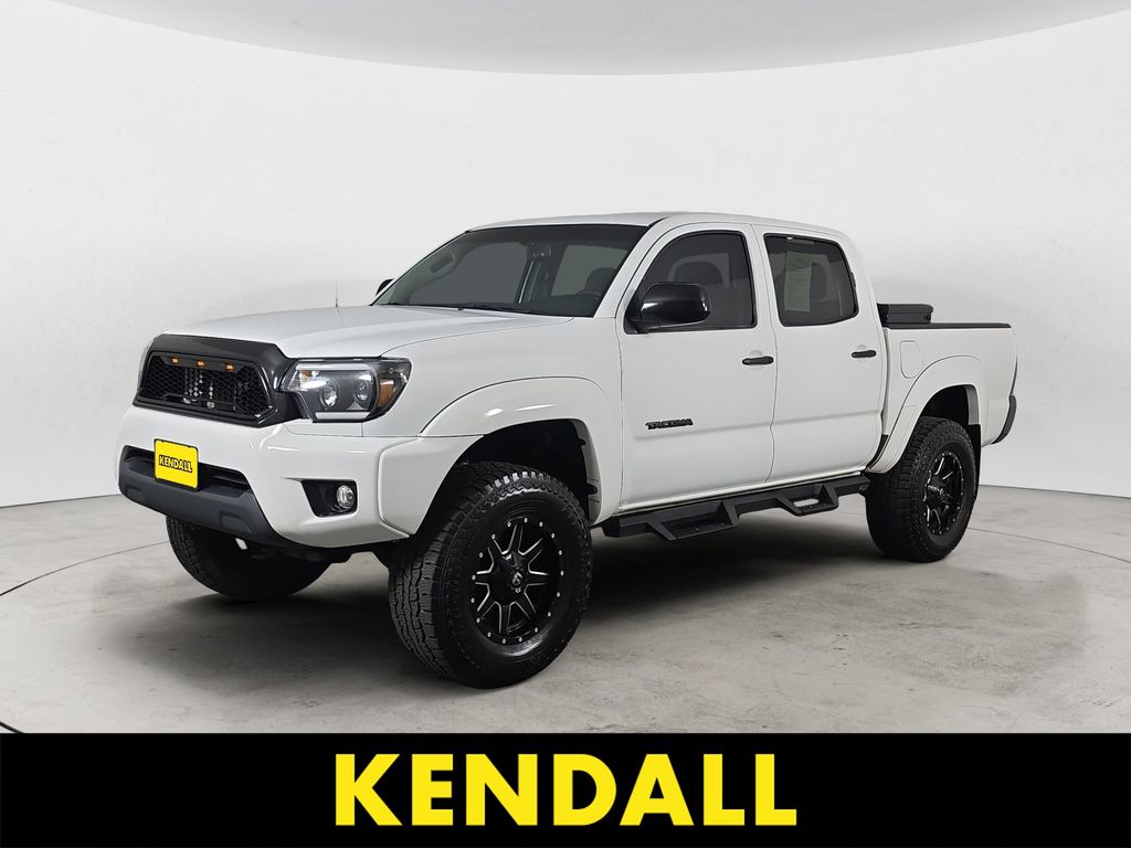 Super White 2013 Toyota Tacoma PreRunner Double Cab V6 SB Pickup Truck 4X2 5-Speed Automatic Overdrive