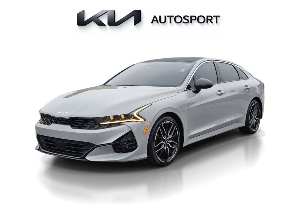 Wolf Gray 2024 Kia K5 GT FWD Sedan Front-Wheel Drive 8-Speed Dual Clutch
