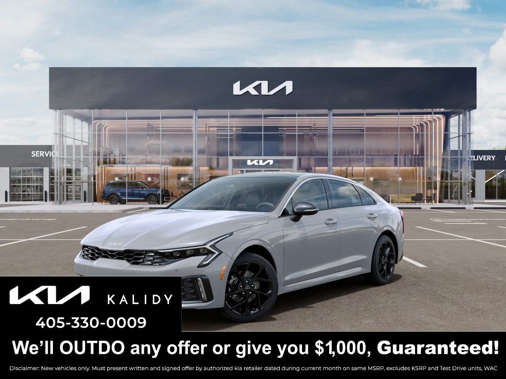 2026 Gray Kia K5 GT-Line FWD Sedan