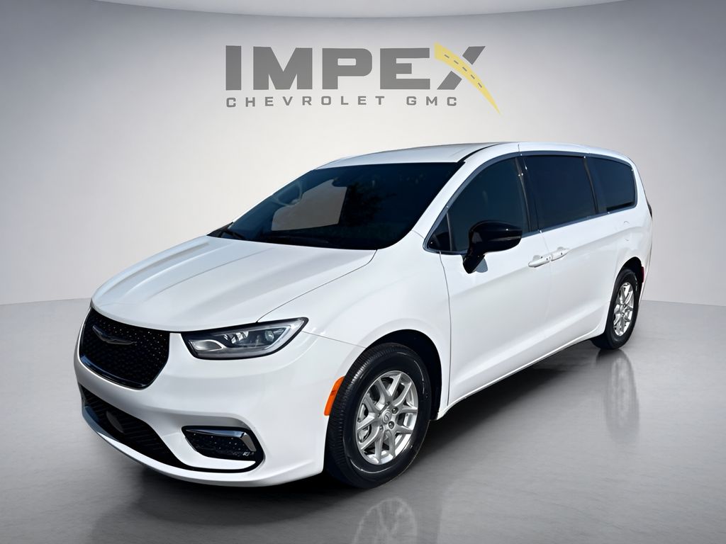 Bright White Clearcoat 2025 Chrysler Pacifica Minivan Front-Wheel Drive 9-Speed Automatic