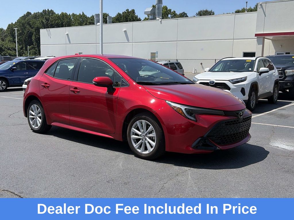 Finish Line Red 2023 Toyota Corolla Hatchback Hatchback Front-Wheel Drive Continuously Variable Transmission