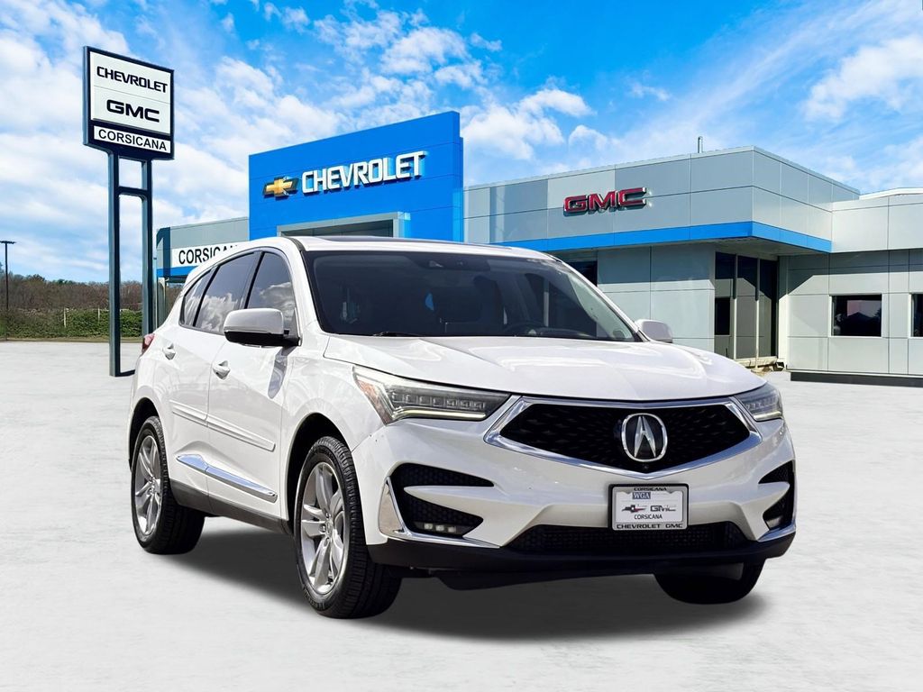 Platinum White Pearl 2021 Acura RDX SH-AWD with Advance Package SUV / Crossover All-Wheel Drive Automatic