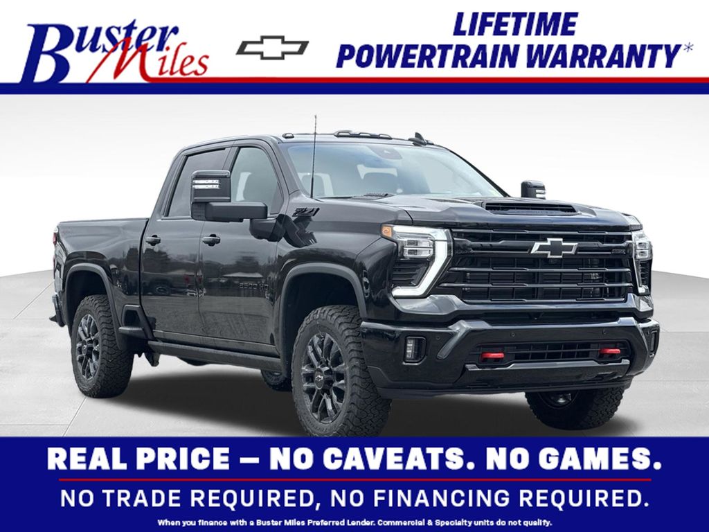 Black 2026 Chevrolet Silverado 2500HD Pickup Truck Four-Wheel Drive Automatic