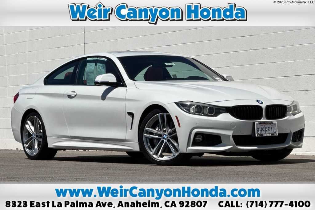 Alpine White 2019 BMW 4 Series 430i Coupe RWD Coupe Rear-Wheel Drive 8-Speed Automatic