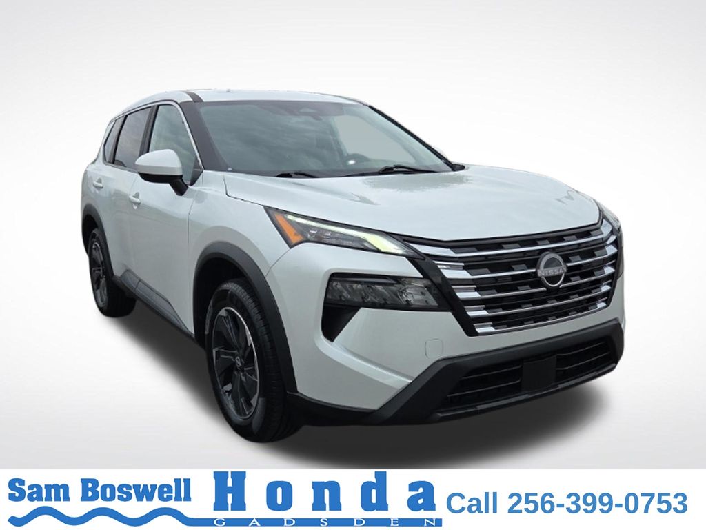 Everest White Pearl 2024 Nissan Rogue SUV / Crossover Front-Wheel Drive Continuously Variable Transmission
