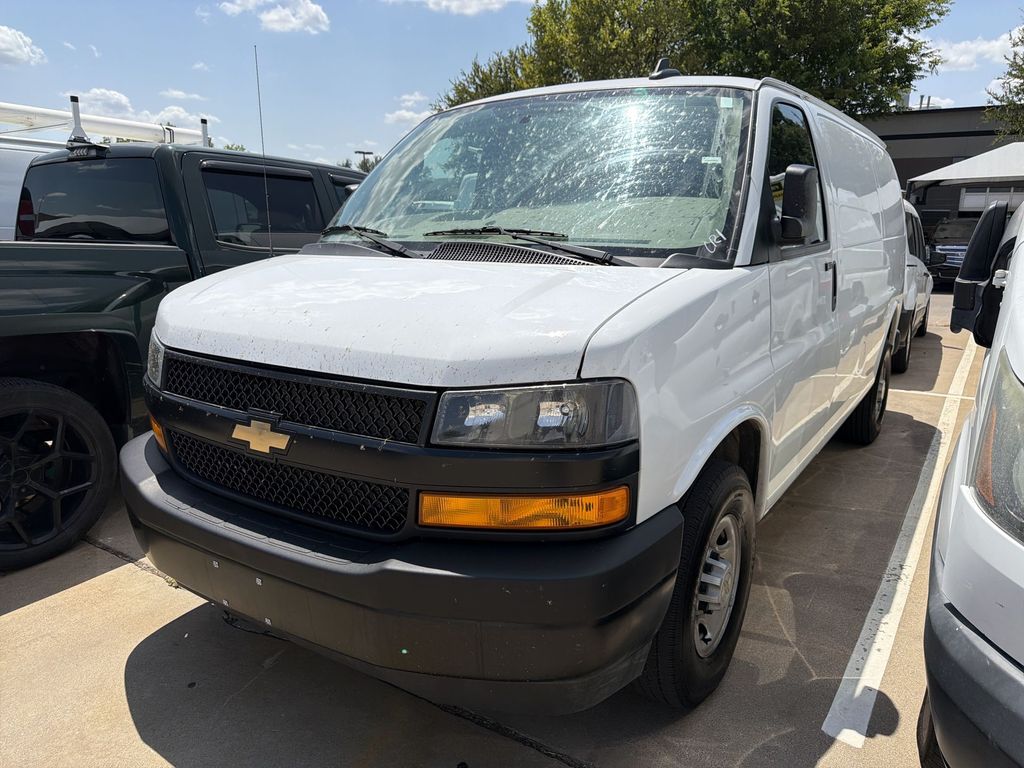 Summit White 2024 Chevrolet Express Cargo Van Rear-Wheel Drive