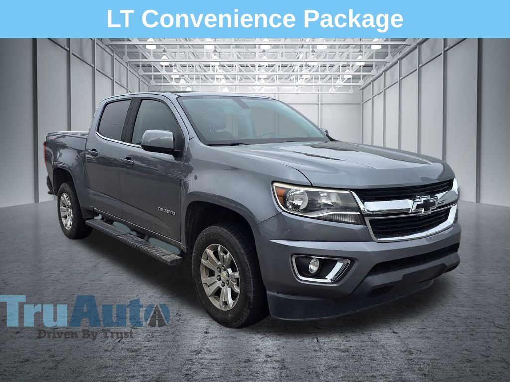 Gray (Steel Metallic) 2019 Chevrolet Colorado Pickup Truck Four-Wheel Drive 8-Speed Automatic
