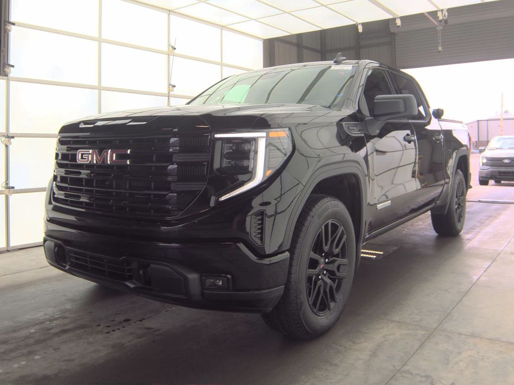 Onyx Black 2025 GMC Sierra 1500 Elevation Standard Crew Cab 4WD Pickup Truck Four-Wheel Drive 8-Speed Automatic