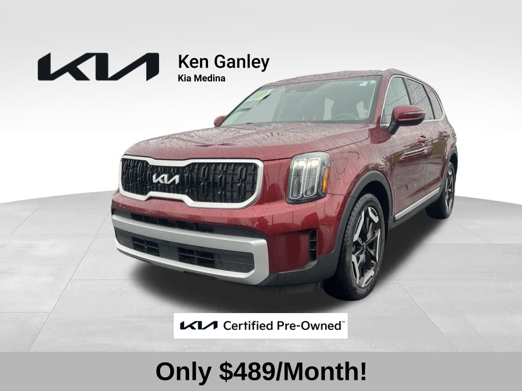 Dawning Red 2023 Kia Telluride EX AWD SUV / Crossover All-Wheel Drive 8-Speed Automatic