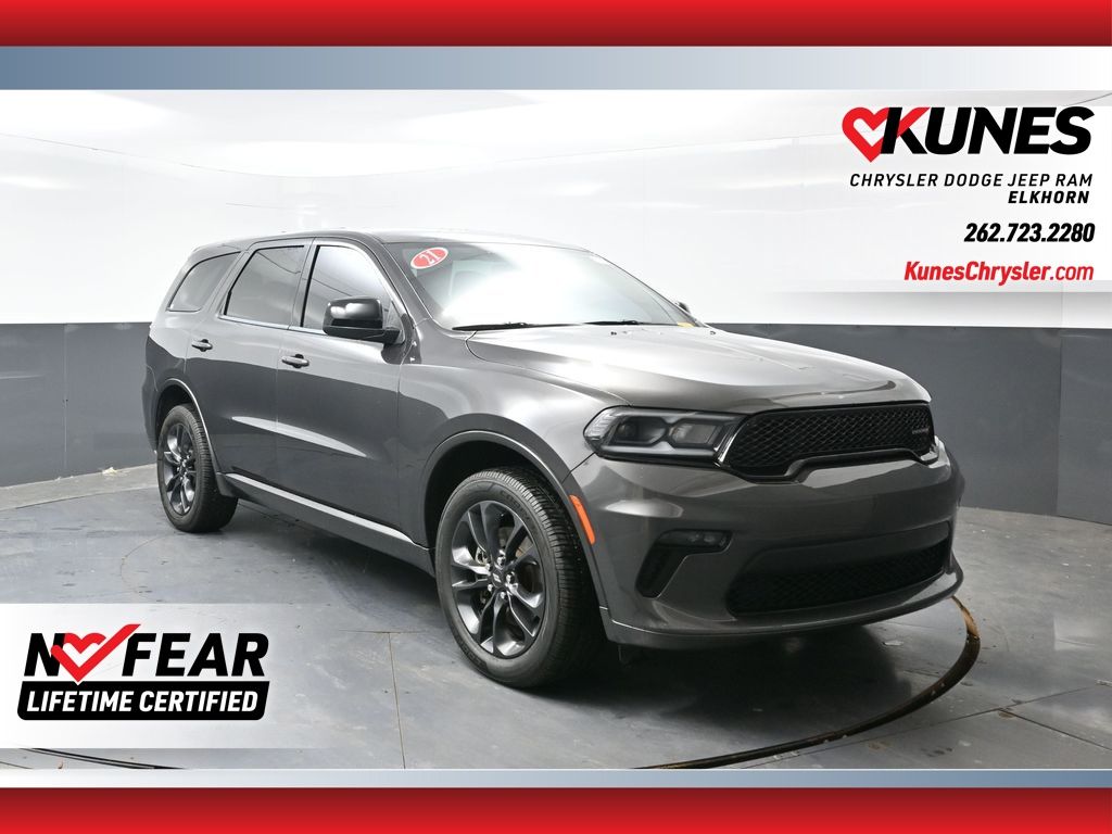 Granite Metallic Clearcoat 2021 Dodge Durango SXT Plus AWD SUV / Crossover All-Wheel Drive 8-Speed Automatic