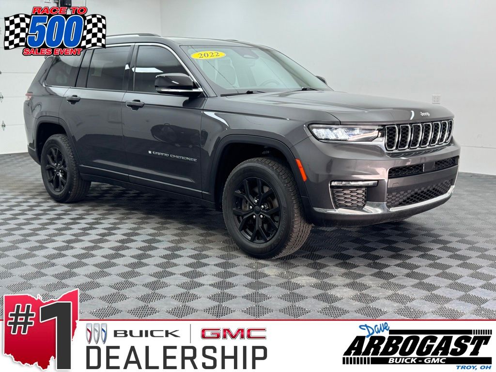 Baltic Gray Metallic Clearcoat 2022 Jeep Grand Cherokee L Limited 4WD SUV / Crossover Four-Wheel Drive 8-Speed Automatic