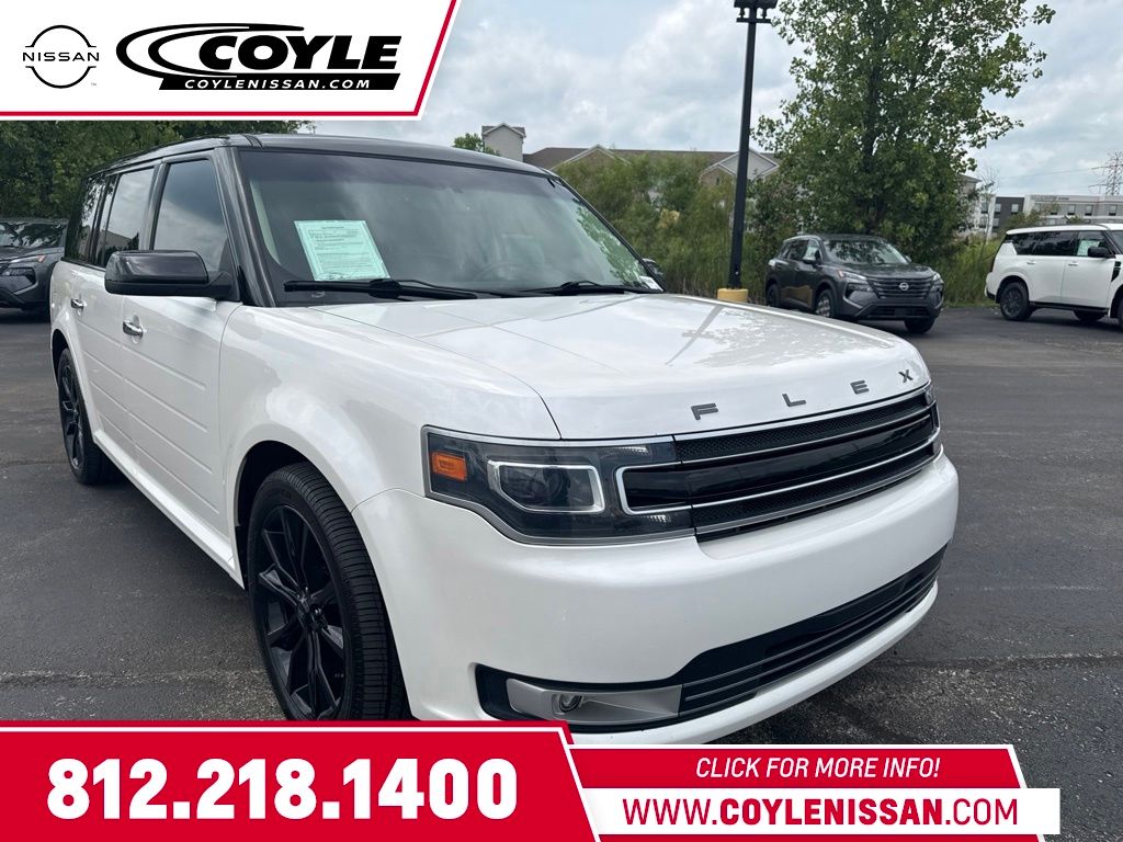 White Platinum Clearcoat Metallic 2018 Ford Flex SUV / Crossover Front-Wheel Drive 6-Speed Automatic