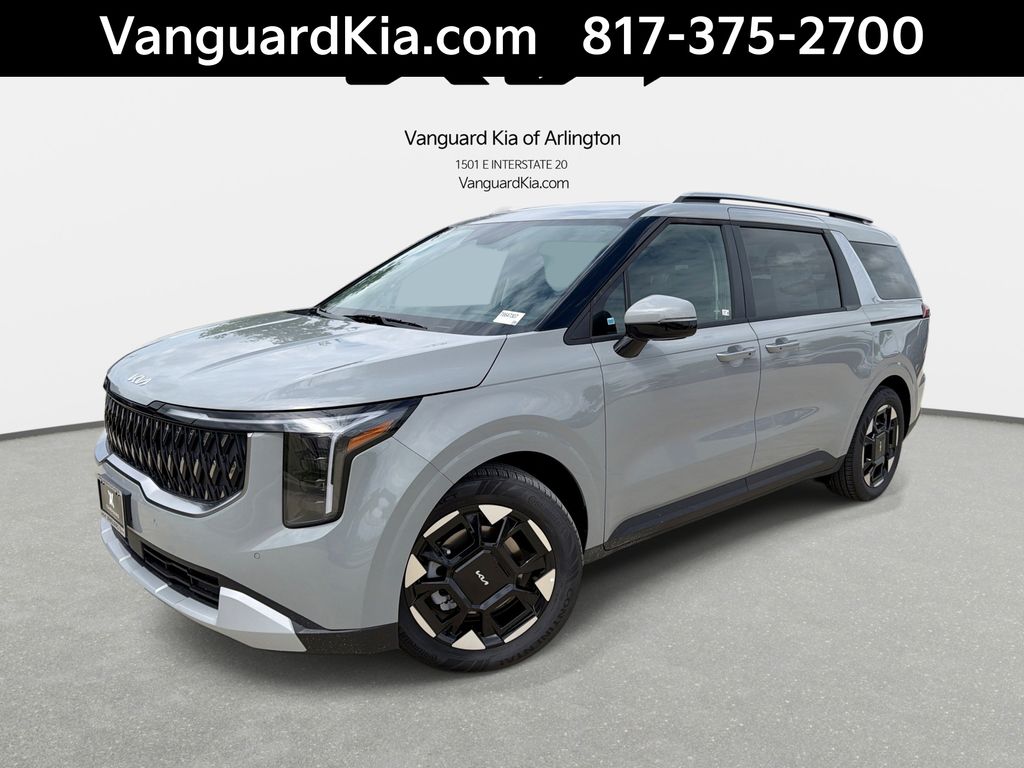 Ceramic Silver 2026 Kia Carnival Minivan Front-Wheel Drive 8-Speed Automatic