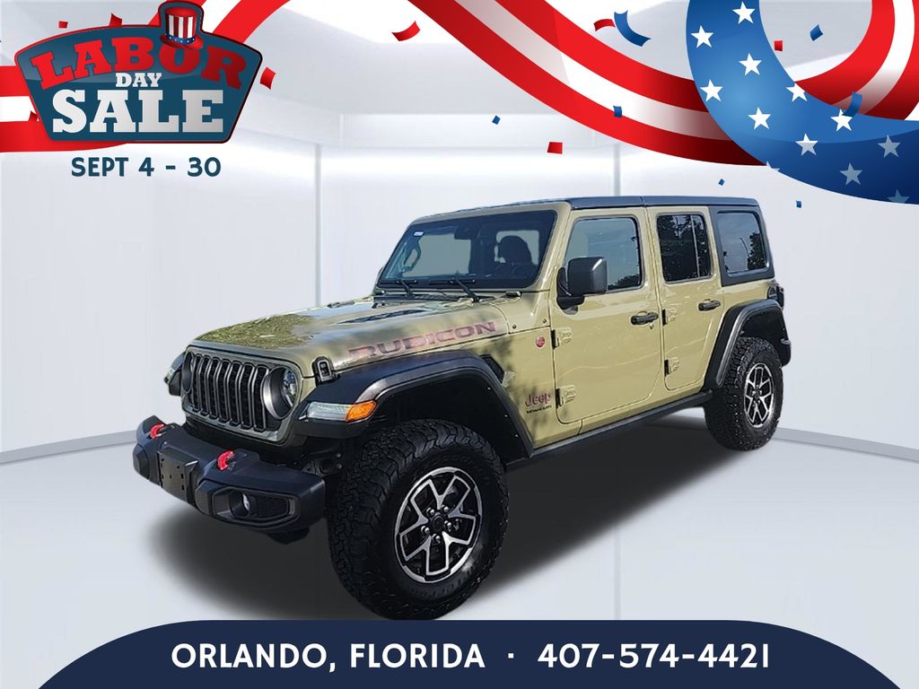 Green 2025 Jeep Wrangler SUV / Crossover Four-Wheel Drive 8-Speed Automatic