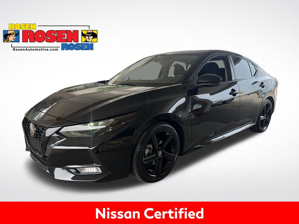 Super Black 2023 Nissan Sentra Sedan Front-Wheel Drive Continuously Variable Transmission