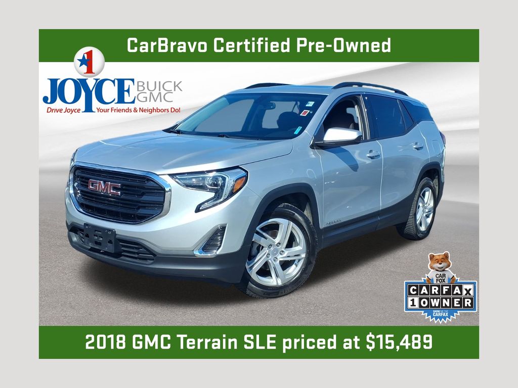 Quicksilver Metallic 2018 GMC Terrain SUV / Crossover Front-Wheel Drive 9-Speed Automatic