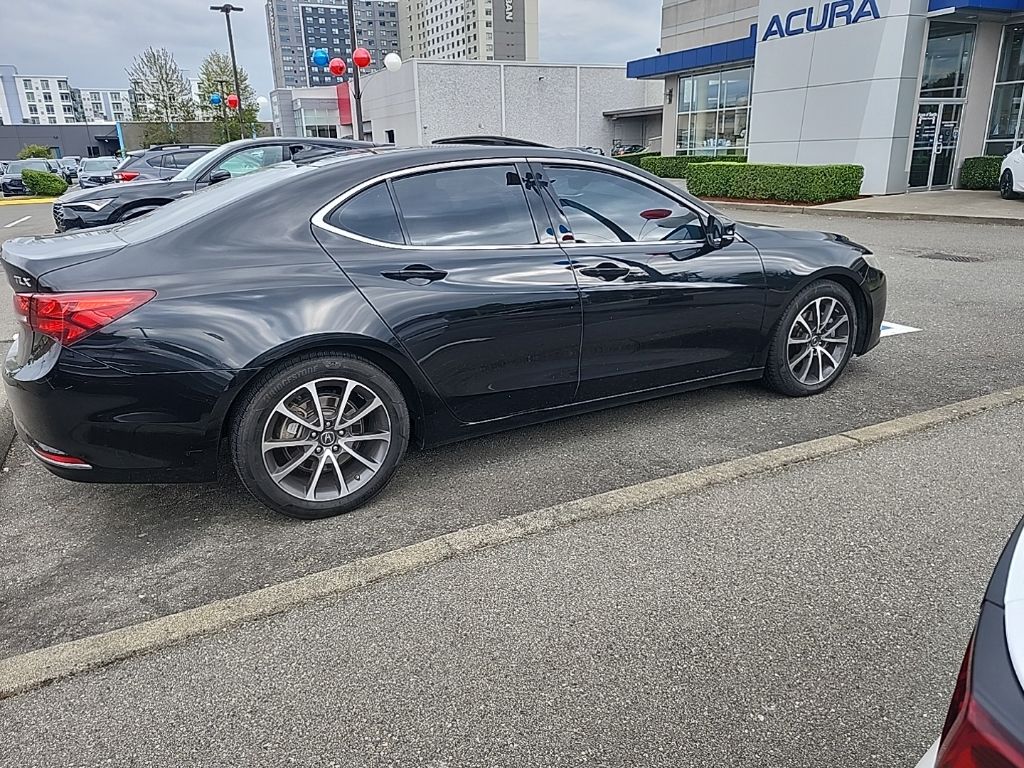 Crystal Black Pearl 2015 Acura TLX Sedan Front-Wheel Drive 9-Speed Automatic
