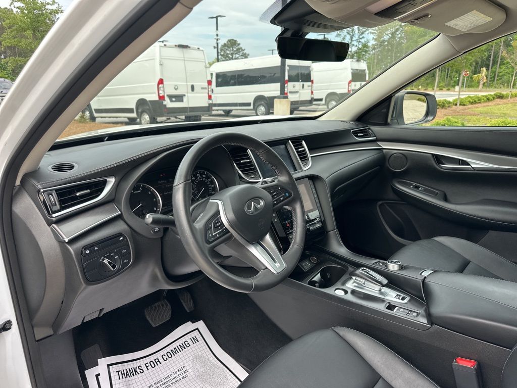 2023 Lunar White INFINITI QX50 PURE FWD SUV