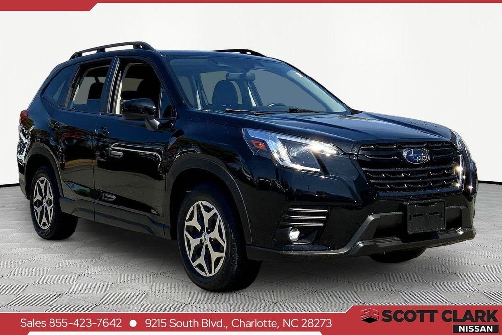 Black 2024 Subaru Forester SUV / Crossover All-Wheel Drive Continuously Variable Transmission