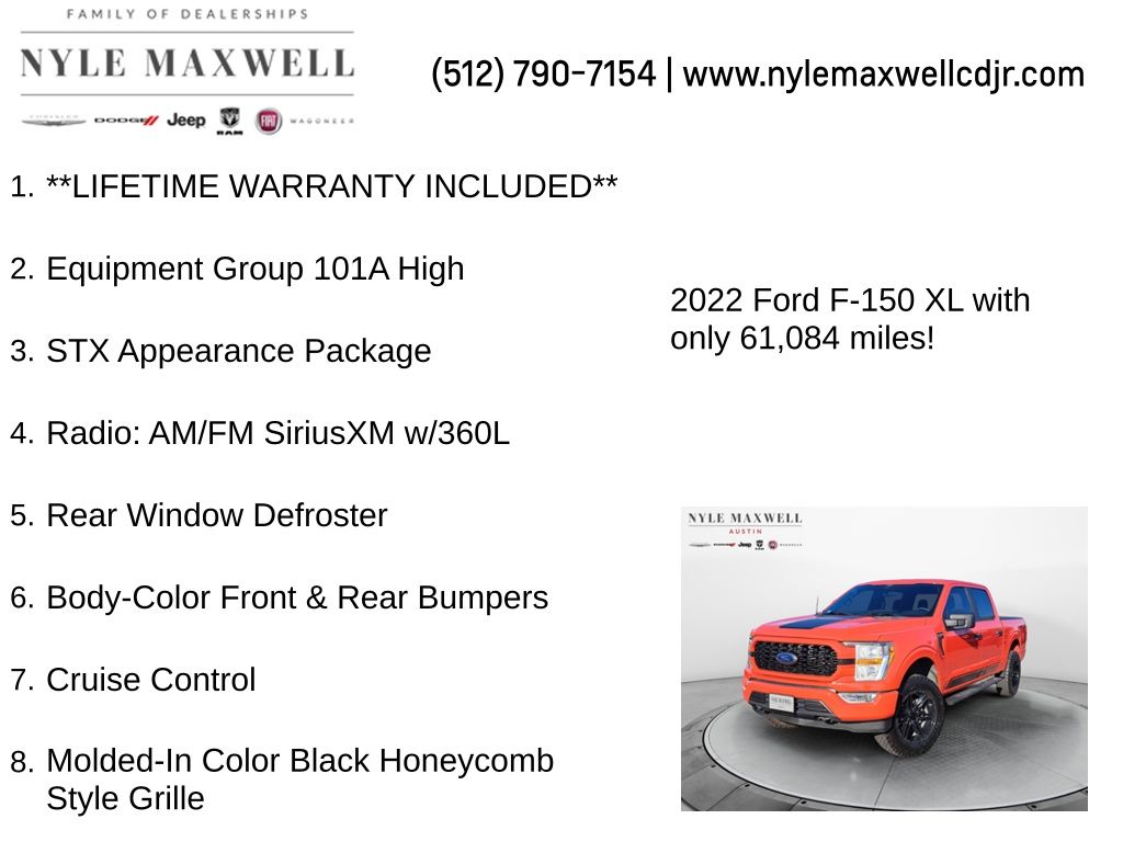 Used Car 2022 Ford F-150  Xl For Sale Under $35,000 In Austin, Texas