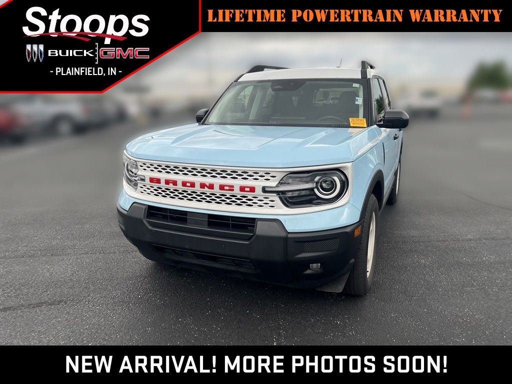Blue 2025 Ford Bronco Sport SUV / Crossover All-Wheel Drive 8-Speed Automatic