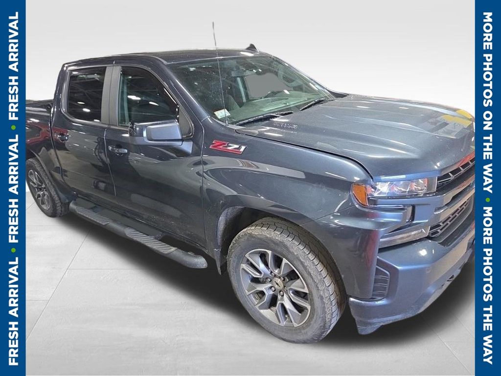 Gray 2021 Chevrolet Silverado 1500 Pickup Truck Four-Wheel Drive Automatic