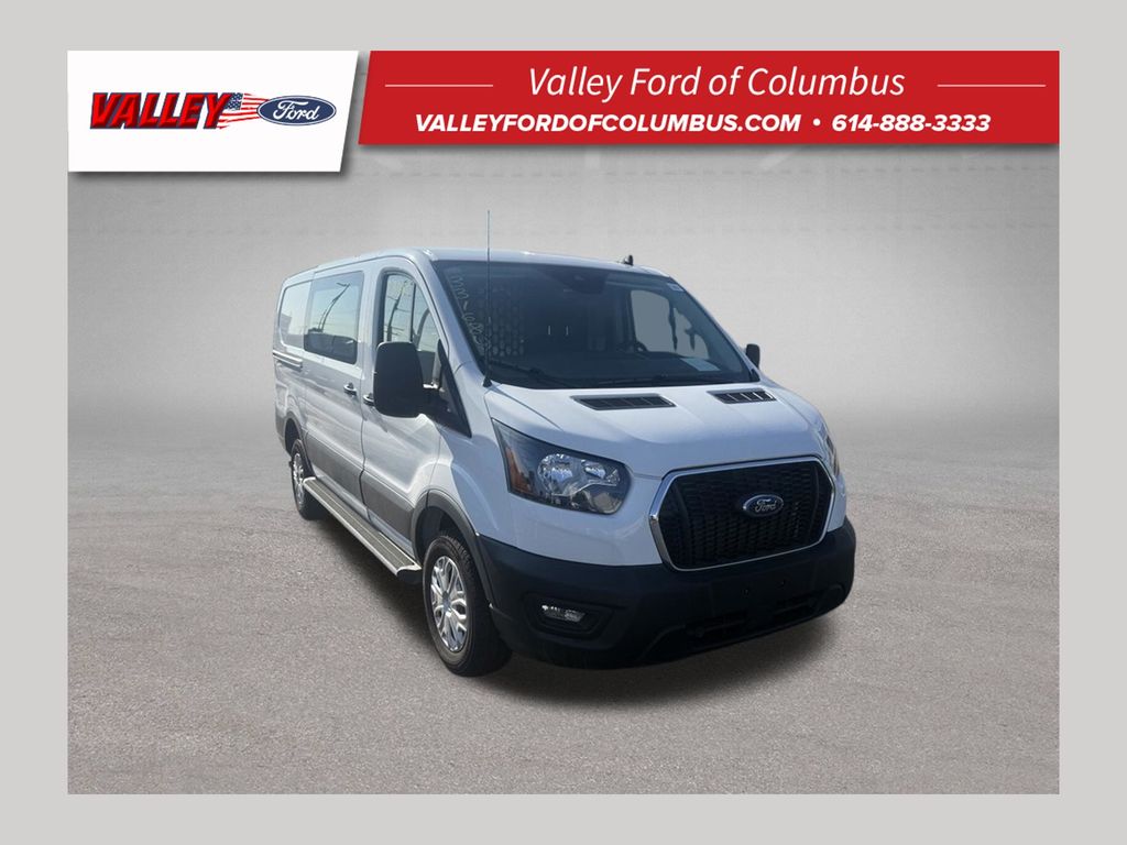 Oxford White 2025 Ford Transit Cargo Van Rear-Wheel Drive