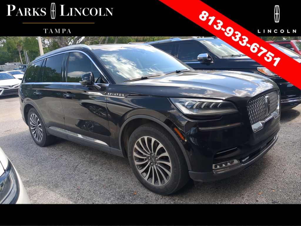 Infinite Black 2021 Lincoln Aviator Reserve AWD SUV / Crossover All-Wheel Drive Automatic