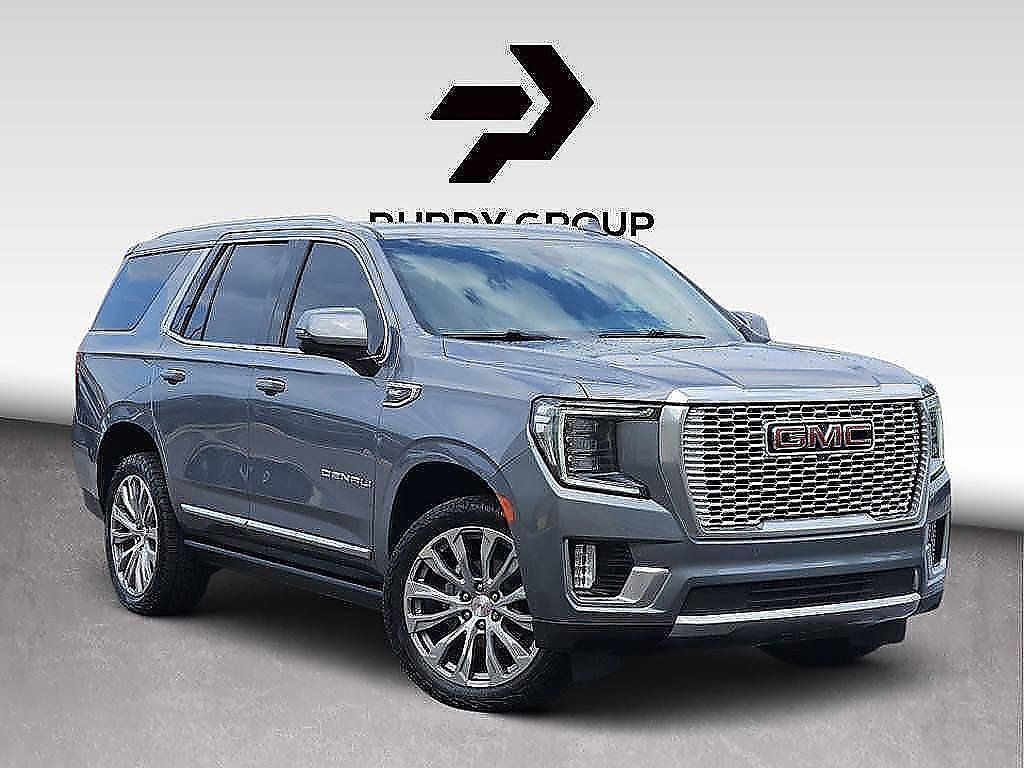 Gray (Steel Metallic) 2022 GMC Yukon SUV / Crossover Four-Wheel Drive Automatic
