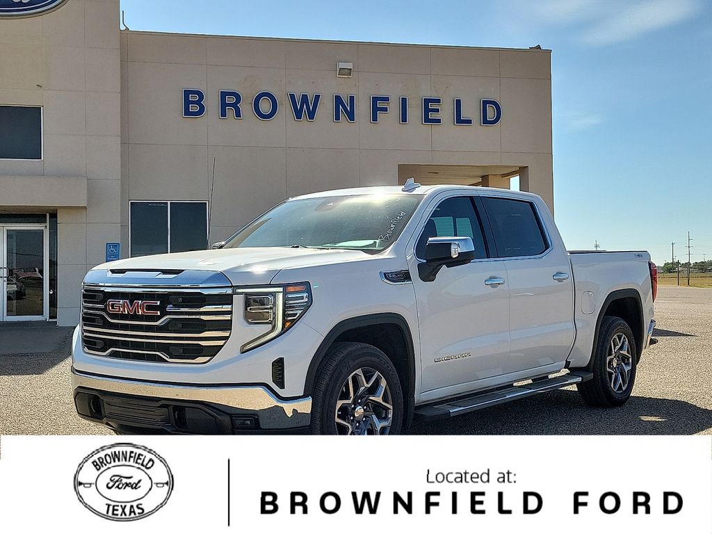 Summit White 2023 GMC Sierra 1500 Pickup Truck Four-Wheel Drive Automatic