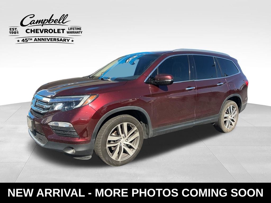 Red 2018 Honda Pilot Elite AWD SUV / Crossover All-Wheel Drive 9-Speed Automatic