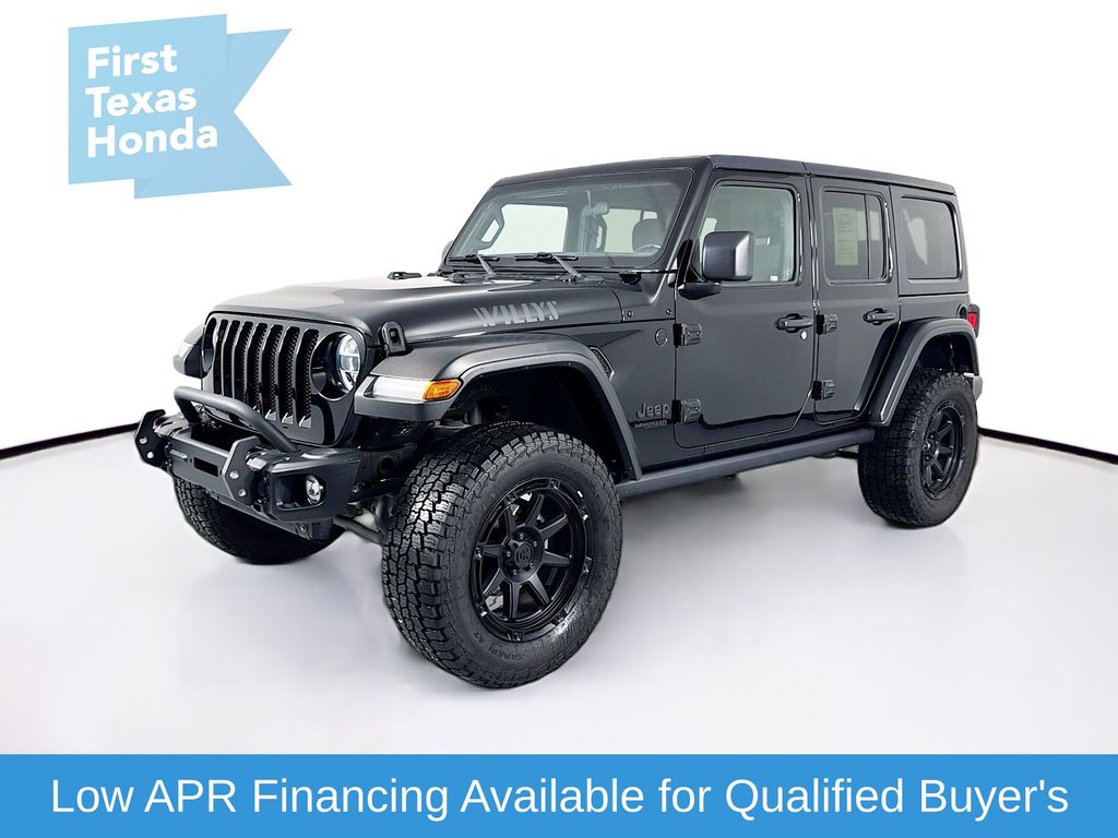 Used Car 2021 Jeep Wrangler  Unlimited Willys For Sale Under $25,000 In Austin, Texas