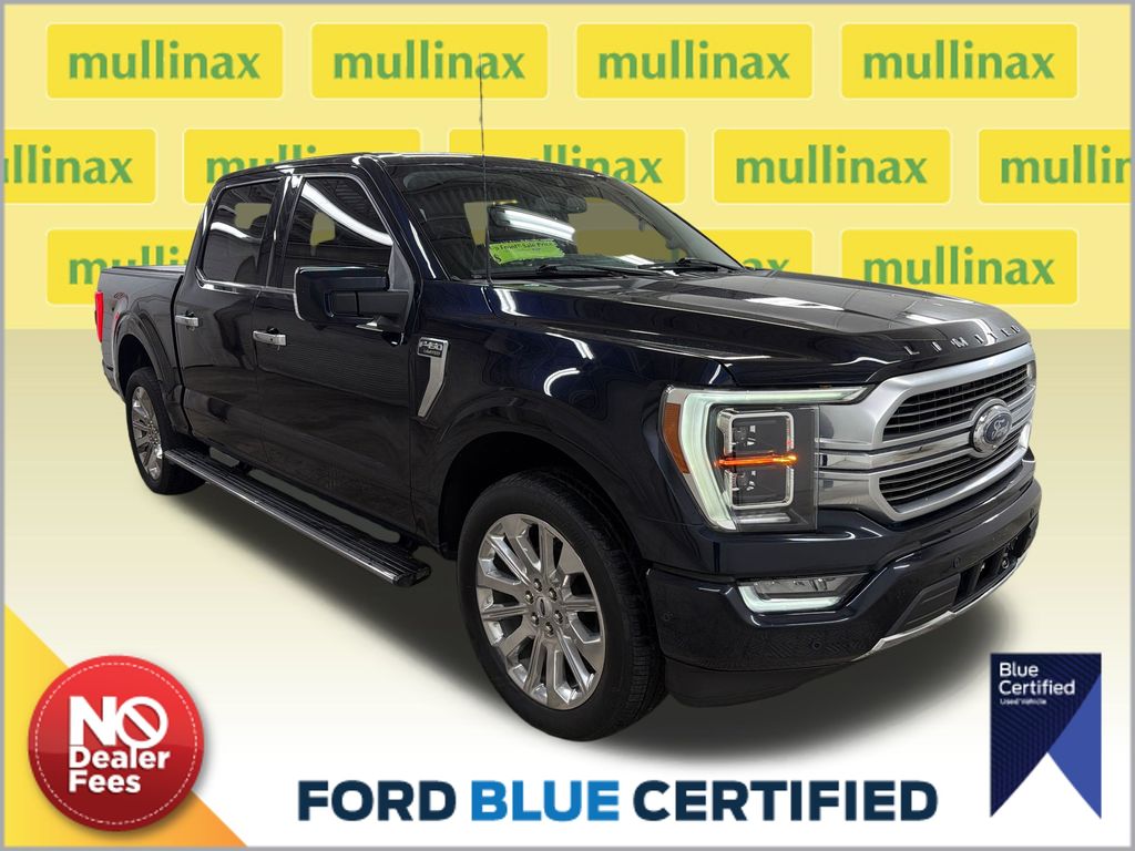 Antimatter Blue Metallic 2021 Ford F-150 Pickup Truck Four-Wheel Drive Automatic